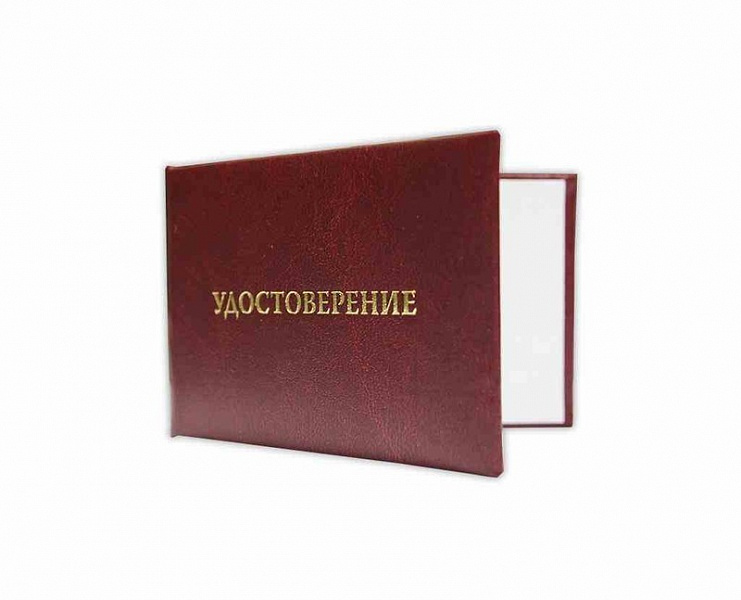 УДОСТОВЕРЕНИЕ, БУМВИНИЛ /100/