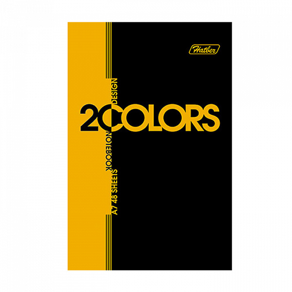 БЛОКНОТ 48 Л, А7, КЛ, ХАТБЕР. 2COLORS, СКЛЕЙКА /100/