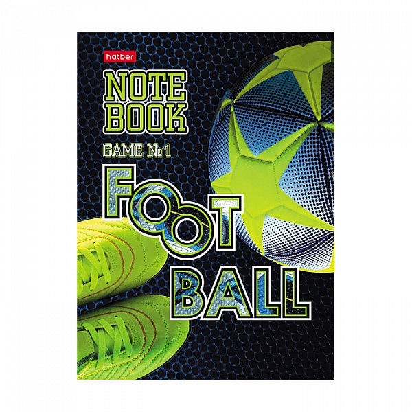 БЛОКНОТ-БИЗНЕС 80 Л, А6, КЛ, ХАТБЕР. FOOTBALL, ТВ. ПЕРЕП. МАТ. ЛАМ. 3D ЛАК /36/