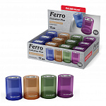 ТОЧИЛКА МЕТАЛ. ERICH KRAUSE® FERRO CONTAINER PLUS, 2 ОТВЕРСТИЯ, С КОНТЕЙНЕРОМ, АССОРТИ /12/36/360/