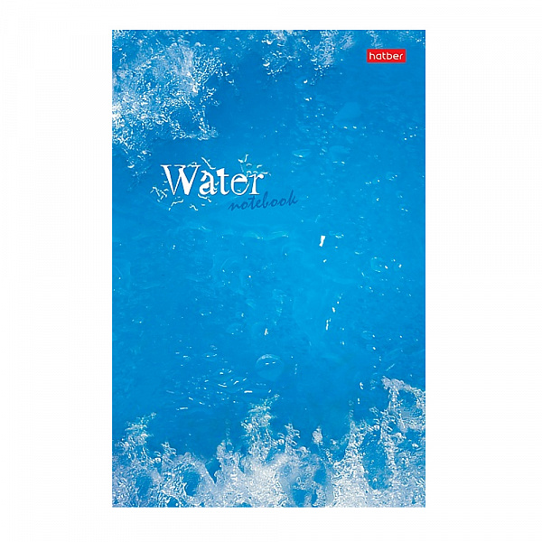 БЛОКНОТ 48 Л, А5, КЛ, ХАТБЕР. WATER, ВЫБ. ЛАК, НА СКОБЕ /90/