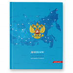 ДНЕВНИК ШКОЛЬНЫЙ, 40 Л, А5+, ДНЕВНИК РОССИЙСКОГО ШКОЛЬНИКА, ТВ. ПЕРЕПЛЕТ, МАТ. ЛАМ. /12/24/