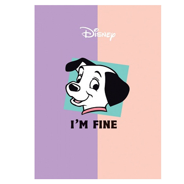 БЛОКНОТ 48 Л, А7, КЛ, ХАТБЕР. DISNEY. ДАЛМАТИНЦЫ, МЕЛ. БУМ. ЛАМ. СКЛЕЙКА /100/