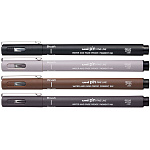 ЛИНЕР UNI PIN brush ( кисть)-200(S) сепиа /12/