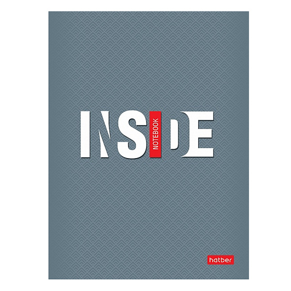БЛОКНОТ 32 Л, А6, КЛ, ХАТБЕР. INSIDE, МЕЛ. БУМ. ЛАМ. НА СКОБЕ /120/