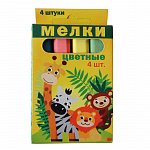 МЕЛ ЦВЕТНОЙ 04 ШТ/УПАК, WORKMATE /131/