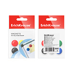 МАГНИТЫ ДЛЯ ДОСКИ 20 ММ, 12 ШТ/УПАК, ERICHKRAUSE, АССОРТИ, ПОЛИБЕГ /10/