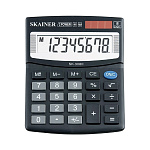 КАЛЬКУЛЯТОР 08 РАЗР. SKAINER SK-308II, НАСТОЛЬНЫЙ {AC-2101/SDC-805} /50/