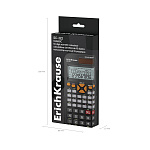 КАЛЬКУЛЯТОР 10 РАЗР. ERICHKRAUSE SC-222, ИНЖЕНЕРНЫЙ, 240 ФУНКЦИЙ, ЧЕРНЫЙ /40/80/