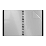 ПАПКА С ФАЙЛАМИ НА 40 КАРМАНОВ. ERICHKRAUSE MEGAPOLIS, 0,6 ММ, ЧЕРНЫЙ, НА СПИРАЛИ /4/РФ