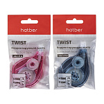 КОР. ЛЕНТА 5 ММ*08 М ХАТБЕР TWIST, АССОРТИ, ПАКЕТ, Е/П /12/288/