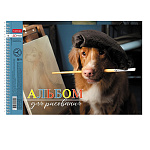 АЛЬБОМ Д/РИС. 40 Л. А4, ХАТБЕР. ПРОФЕССИОНАЛЫ, ПЕРФ. НА СПИРАЛИ /4/32/