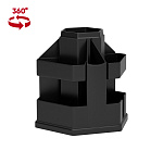 ПОДСТАВКА Д/РУЧЕК И КАРАНДАШЕЙ ERICHKRAUSE OFFICE, ЧЕРНЫЙ /4/6/ РФ