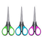 НОЖНИЦЫ 17 СМ. ERICHKRAUSE STANDART+, РЕЗИНОВЫЕ ВСТАВКИ, АССОРТИ, Е/П /12/240/