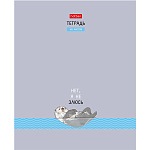 ТЕТРАДЬ 48 Л, А5, КЛ, ХАТБЕР. КАЛАН КЕША, МАТ. ЛАМ. НА СКОБЕ /5/100/