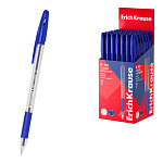 РУЧКА ШАР. ERICHKRAUSE R-301 GRIP, СИНИЙ /50/400/