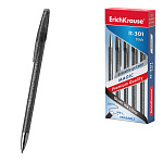 РУЧКА ГЕЛ. ERICH KRAUSE R-301 MAGIC GEL, 0,5 ММ, СТИРАЕМЫЕ ЧЕРНИЛА, ЧЕРНЫЙ /12/144/1728/