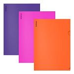 УГОЛОК А4. ПЛАСТ. ERICHKRAUSE SOFT CARIBBEANS SUNSET, 0,18 ММ, НЕПРОЗР. АССОРТИ /12/300/ РФ