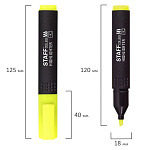 МАРКЕР ТЕКСТ. STAFF STICK, 1,4ММ, СКОШЕННЫЙ, НАБОР 04 ЦВ. /48/