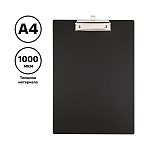 ПЛАНШЕТ-ДОСКА А4, СТАММ, ПЛАСТИК, 1000 МКМ, С ЗАЖИМОМ, ЧЕРНЫЙ /50/РФ