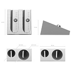 ТОЧИЛКА МЕТАЛ. ERICHKRAUSE FERRO PLUS, 2 ОТВЕРСТИЯ, АЛЮМИН. /12/72/720/