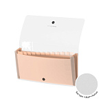 ПАПКА НА 13 ОТДЕЛОВ, ERICHKRAUSE MATT MATT PASTEL BLOOM CHECK SIZE, 0,55 ММ, ПРОЗР. АССОРТИ /4/120/ 