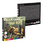 ПЛАСТИЛИН 12 ЦВ. ERICHKRAUSE BIG CITY CATS, 180 Г, СО СТЕКОМ, АССОРТИ, К/К /24/