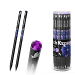 КАРАНДАШ Ч/Г ERICHKRAUSE BLACK UNICORN, HB, КРУГЛЫЙ, АССОРТИ, ТУБУС /42/252/2016/