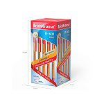 РУЧКА ШАР. ERICHKRAUSE R-301 ORANGE 0,7 STICK, КРАСНЫЙ /50/400/3200/