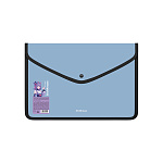 КОНВЕРТ ПЛАСТ. НА КНОПКЕ, A4, ERICHKRAUSE MATT MANGA, 0,6 ММ, ОБШИТЫЙ, НЕПРОЗР. АССОРТИ /4/64/ РФ