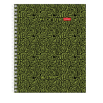 ТЕТРАДЬ 96 Л, А5, КЛ, ХАТБЕР. ЛАБИРИНТ, ГЛЯНЦ. ЛАМ. ТИСНЕНИЕ, НА ГРЕБНЕ /4/48/ РФ