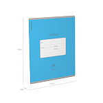 ТЕТРАДЬ 24 Л, КЛ. ERICHKRAUSE КЛАССИКА ЯРКАЯ ГОЛУБАЯ /10/160/РФ