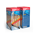 РУЧКА ШАР. ERICHKRAUSE R-301 ORANGE 0,7 STICK, ЧЕРНЫЙ /50/400/3200/