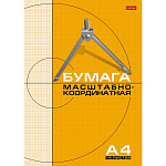 МИЛЛИМЕТРОВКА А4, 16 Л, ОРАНЖЕВАЯ, НА СКОБЕ /40/