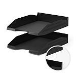 ЛОТОК ГОРИЗ. 2-ОЙ ERICHKRAUSE OFFICE, ЧЕРНЫЙ, МОНОЛИТ /10/