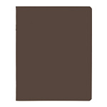 ТЕТРАДЬ 96 Л, А5, КЛ, ХАТБЕР. ОДНОТОННЫЙ. ШОКОЛАДНЫЙ МУСС, ЛАМ. МЯГКОЕ КАСАНИЕ, НА СКОБЕ /5/30/