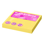 БЛОК Д/ЗАПИСИ 75*75 ММ, 100Л. ERICHKRAUSE NEON, БУМАГА, ЖЕЛТЫЙ /12/384/