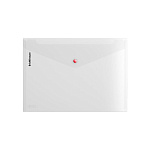 КОНВЕРТ ПЛАСТ. НА КНОПКЕ, А4, ERICHKRAUSE GLOSSY CLEAR, 0,16 ММ, ПРОЗР. ЦВЕТ. КНОПКА /12/240/ РФ