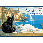 АЛЬБОМ Д/РИС. 24 Л. А4, ХАТБЕР. ЗАМУРЧАТЕЛЬНЫЕ ИСТОРИИ, НА СКОБЕ /11/55/