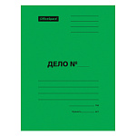 СКОРОСШИВАТЕЛЬ БУМ. А4, 300 Г/М, ДЕЛО, OFFICE SPASE, ДО 200 Л, МЕЛ. ПРОБИТЫЙ, ЗЕЛЕНЫЙ /250/РФ