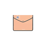 КОНВЕРТ ПЛАСТ. НА КНОПКЕ, А5+, ЕRICHКRAUSE MATT PASTEL BLOOM, 0.6 ММ, ОБШИТ. НЕПРОЗР. АССОРТИ /4/48/