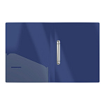 ПАПКА НА 2 КОЛЬЦА, ПЛАСТ. 24 ММ, ERICHKRAUSE MEGAPOLIS, 0,6 ММ, СИНИЙ /4/36/ РФ