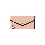 КОНВЕРТ ПЛАСТ. НА КНОПКЕ, ERICHKRAUSE MATT MANGA TRAVEL, 0,6 ММ, ОБШИТАЯ, НЕПРОЗР. АССОРТИ /4/176/ Р