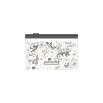 КОНВЕРТ ПЛАСТ. НА МОЛНИИ, ERICHKRAUSE® NATURAL LIFE, CARD SIZE ZIP, 0,16 ММ, РАЗНОЦВЕТНЫЙ /12/468/