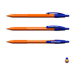 РУЧКА ШАР. АВТ. ERICHKRAUSE R-301 MATIC ORANGE, СИНИЙ /50/400/3200/