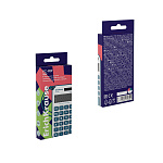 КАЛЬКУЛЯТОР 08 РАЗР. ERICHKRAUSE PC-989 REEF, КАРМАННЫЙ, АССОРТИ /100/200/