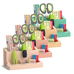 Набор настольный пластиковый ErichKrause® Leader, Powder, ассорти из 4 цветов