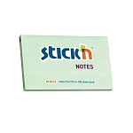 БЛОК Д/ЗАПИСИ 76*127 ММ, 100Л. STICK*N, ПАСТЕЛЬ ЗЕЛЕНЫЙ /12/144/822650
