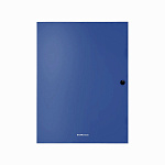 ПАПКА НА КНОПКЕ, А4, ERICHKRAUSE CLASSIC, 8 ММ, 0,4 ММ, 3 КЛАПАНА, СИНИЙ /4/48/ РФ