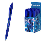 РУЧКА ШАР. АВТ. ERICHKRAUSE U-209 ТОНИРОВАННАЯ МАТИК&С РЕЗИНОВЫМ ХВАТОМ 1.0, УГТ, СИНИЙ /50/200/2400